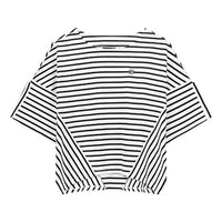 (WMNS) FILA Stripe Casual Loose White T-Shirt F61W028102F-WT