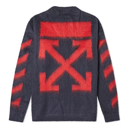 Off-White FW20 Arrows Sweater Men Grey OMHA036E20KNI0010725
