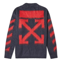 Off-White FW20 Arrows Sweater Men Grey OMHA036E20KNI0010725