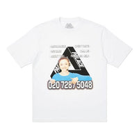 PALACE Bell Man Round Neck Short Sleeve Unisex White P19TS001