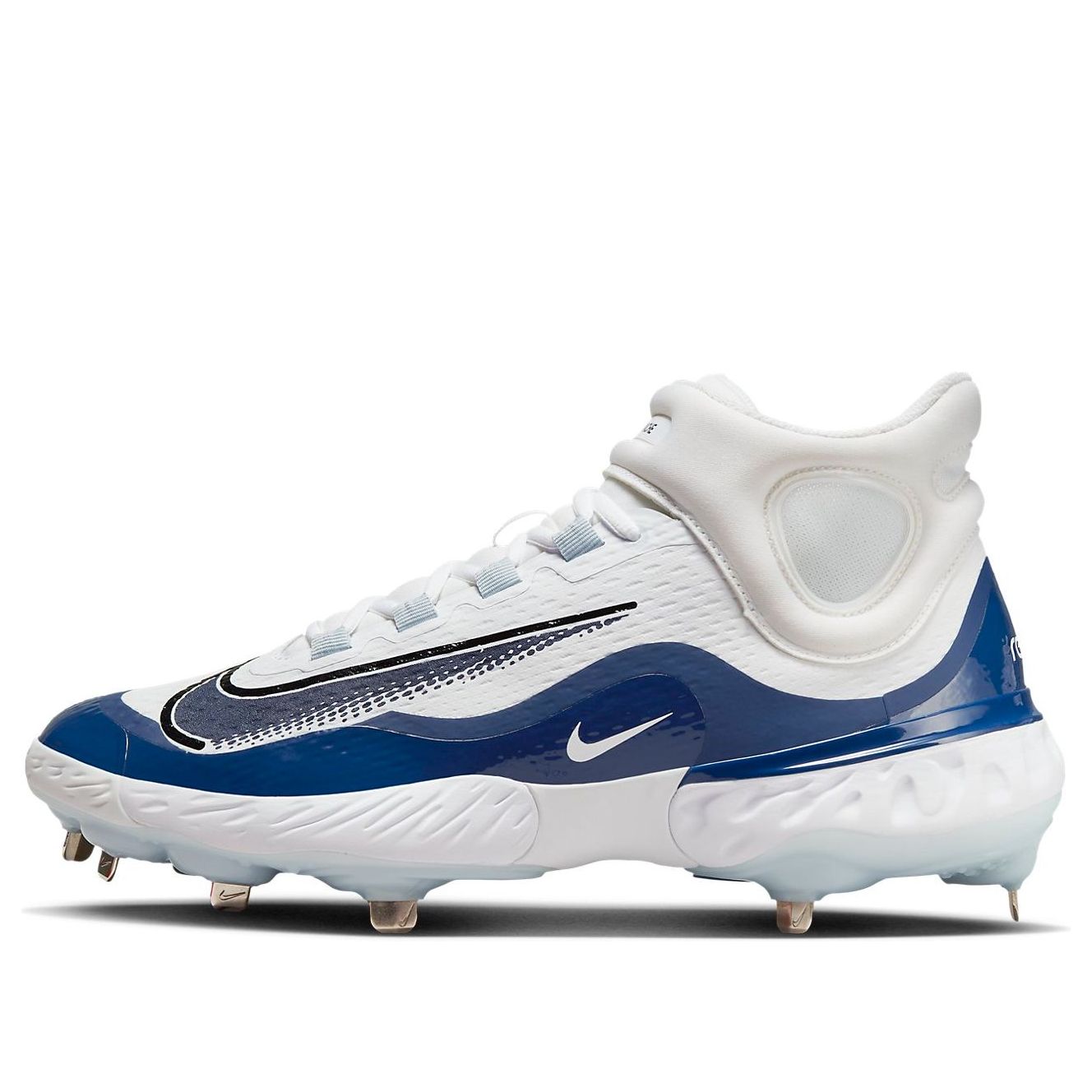 Nike Alpha Huarache Elite 4 Mid 'White Midnight Navy' FD2744-103
