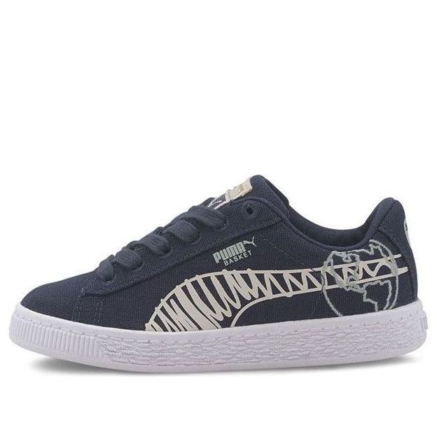 (PS) PUMA Basket Canvas Winter 'Time 4 Change - Peacoat' 374301-02