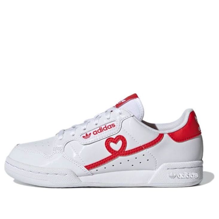 (GS) adidas Continental 80 J 'White Red' FY2578