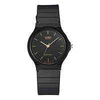CASIO 33mm Classic Minimalistic Unisex Small Waterproof Fashion Small Dial Student Quartz Watch Black Analog MA-24-1E