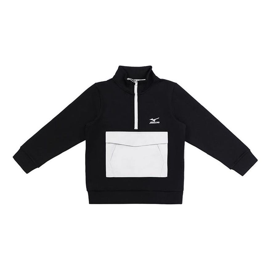 (GS) Mizuno Sportwear Half Zip Sweater 'Black' 32CA3911