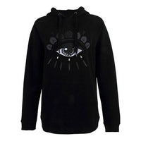 (WMNS) KENZO Eye hooded mid-length Hoodie Black F762SW8834XC-99