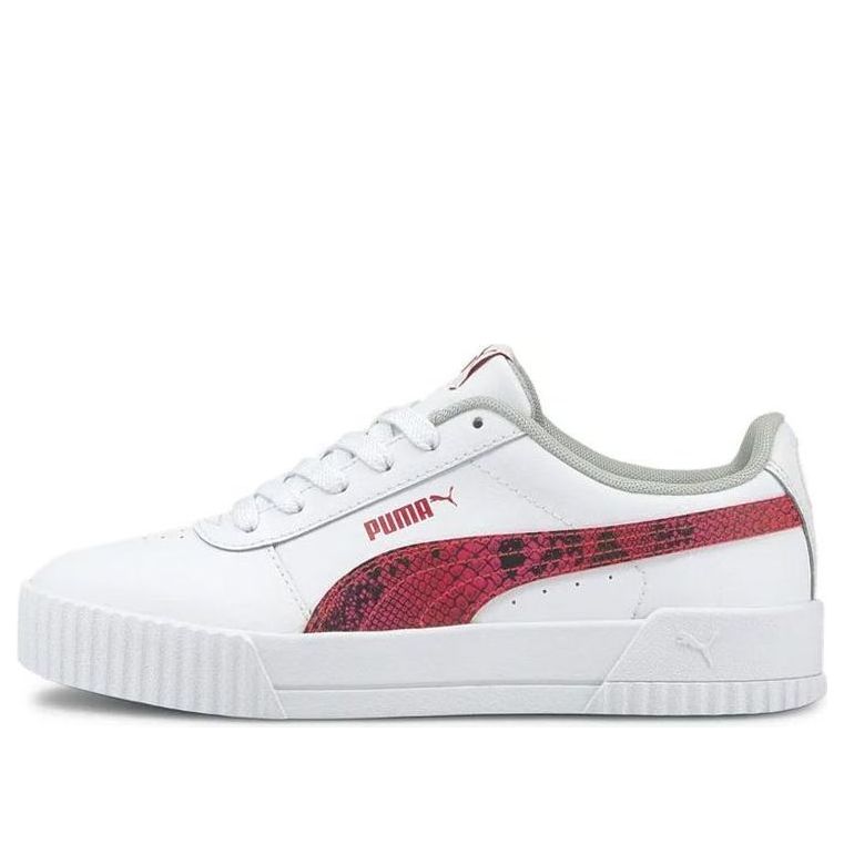 (WMNS) PUMA Carina Leather FS 'Snakeskin - Persian Red' 382384-01