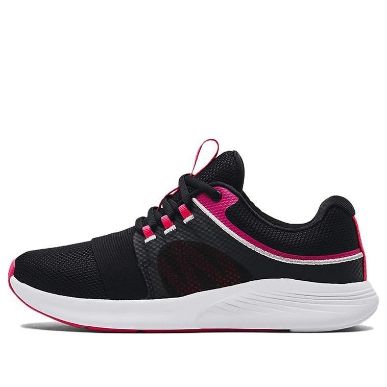 (WMNS) Under Armour Charged Breathe Bliss 'Black Electro Pink' 3024148-003