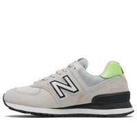 (WMNS) New Balance 574 'Raw Silk Bleached Lime Glow' WL574PF2