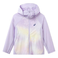 (GS) ASICS Colorful Logo Jacket 'Purple' 332241053081-508