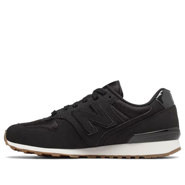 (WMNS) New Balance Nubuck 696 'Black White Brown' WL696SKG