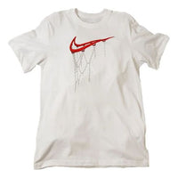 Nike Dry Fit Swoosh Printing Short Sleeve White CD1328-100