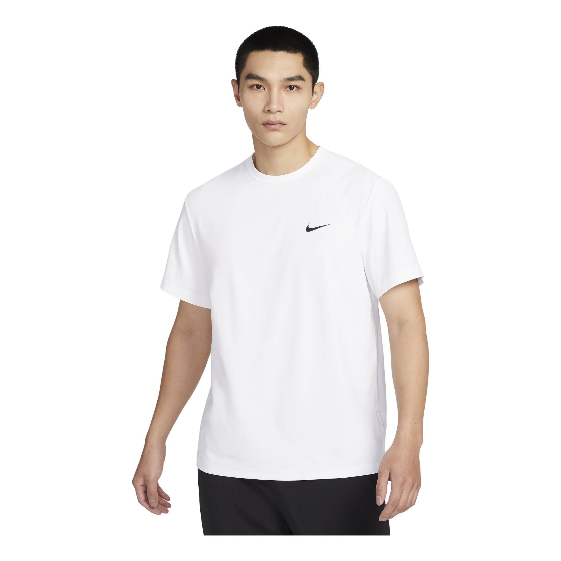 Nike Dri-FIT UV Hyverse Short Sleeve Fitness Tops 'White' DV9840-100