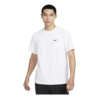 Nike Dri-FIT UV Hyverse Short Sleeve Fitness Tops 'White' DV9840-100