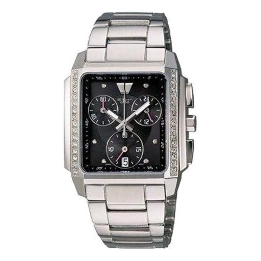 CASIO Waterproof SHEEN Stainless Steel Strap Black Analog SHN-5501D-1A