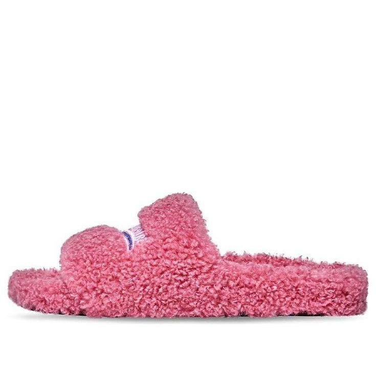 (WMNS) Balenciaga Furry Slides 'Pink' 654261W2DO15596