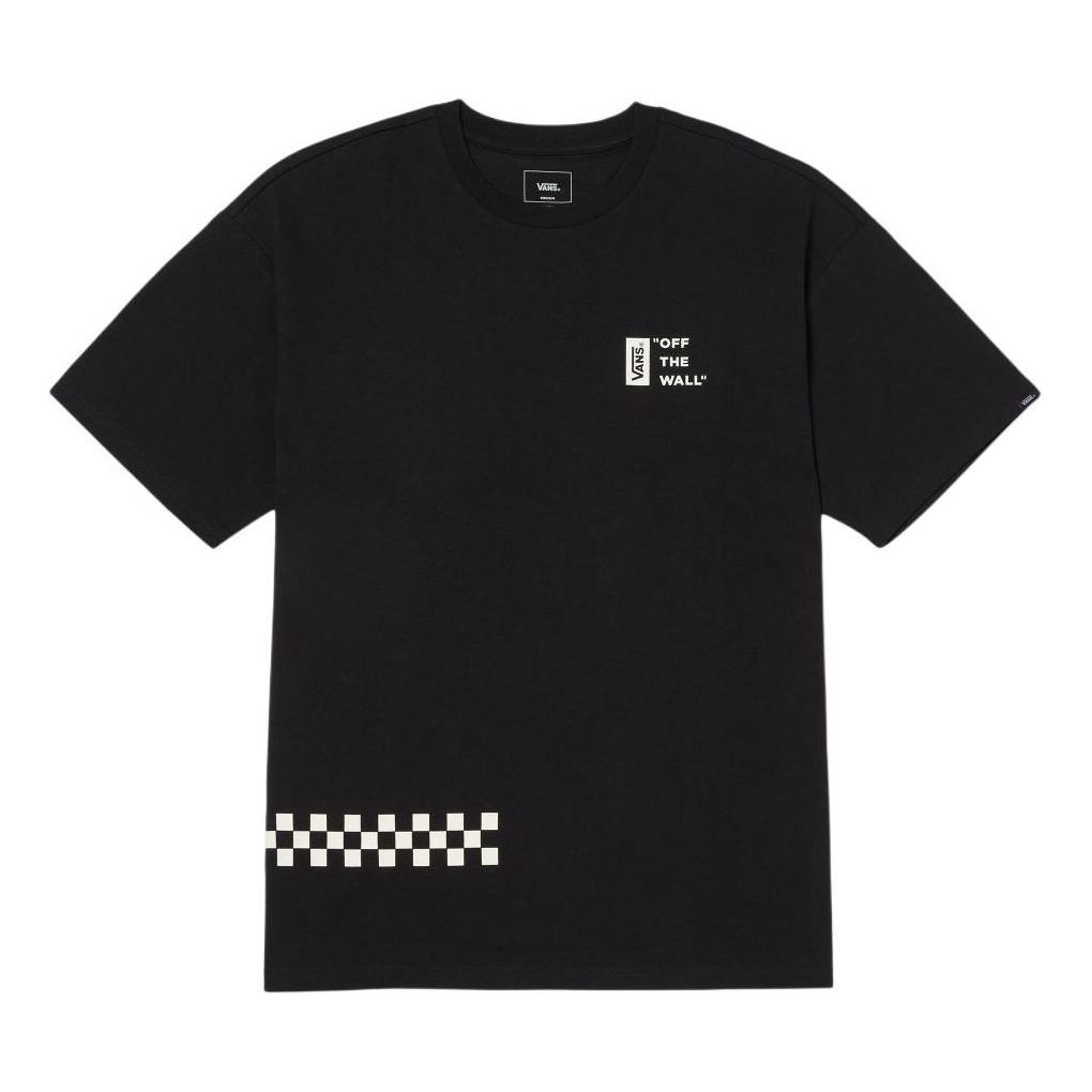 Vans Workwear Logo T-Shirt Oversized sizing 'Black White' VN000GQCBLK