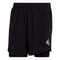adidas Designed 4 Running Two-in-One Shorts 'Black' H58579