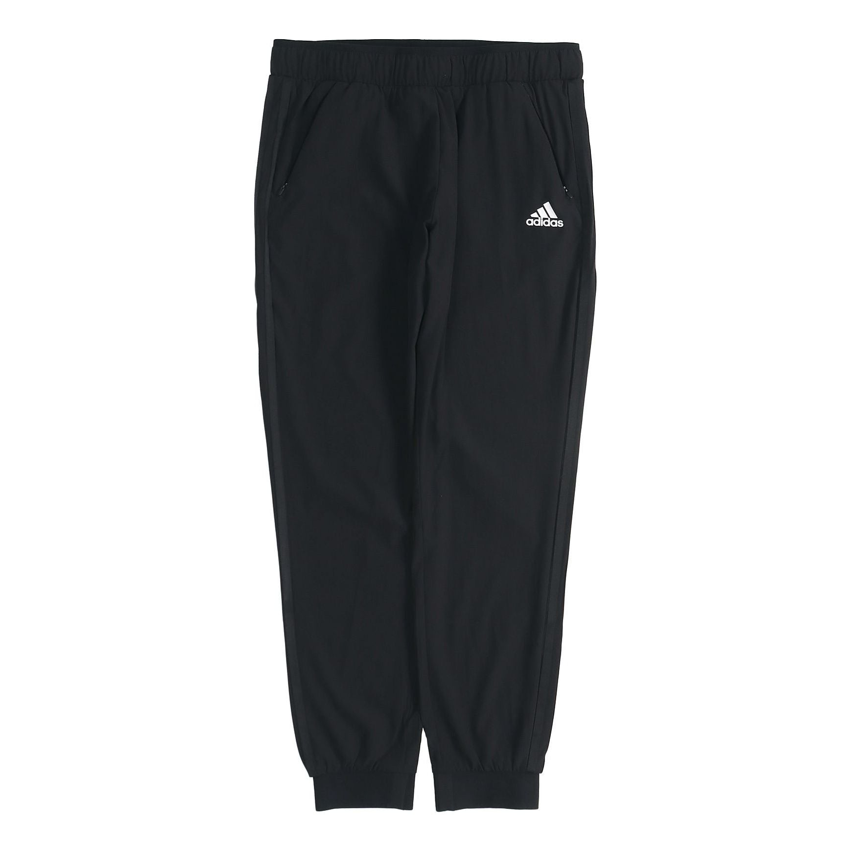 (WMNS) adidas 3-Stripe Ankle Tapered Knit Track Pants Asia Sizing 'Black' H50993
