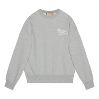 Gucci Cotton Jersey Sweatshirt With Embroidery 'Grey' 782757-XJGGV-1056