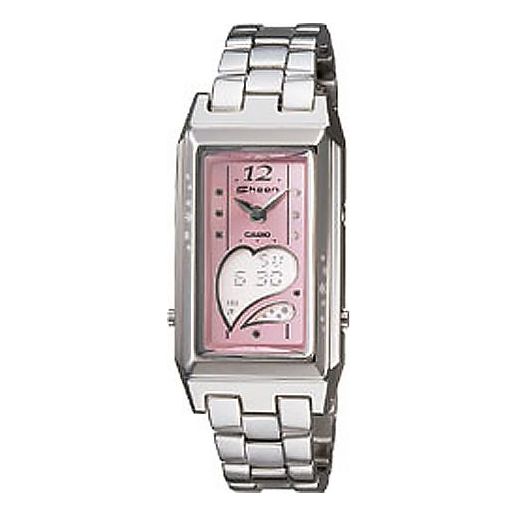 CASIO SHEENSerieses es Pink Waterproof PinkRed Analog SHN-6002D-4A1