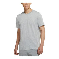 Nike Running Quick Dry Knit Casual Sports Short Sleeve dark grey Gray DM8676-063