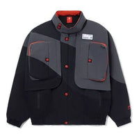Li-Ning Color Block Cargo Jacket 'Black Grey' AFDR699-1