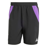 adidas Germany Tiro 24 Competition Downtime Shorts Asia Sizing 'Black Purple' IP8258