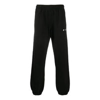 Off-White Diagonal Stripes Printing Trousers Men Black OMCH029F20FLE0011001