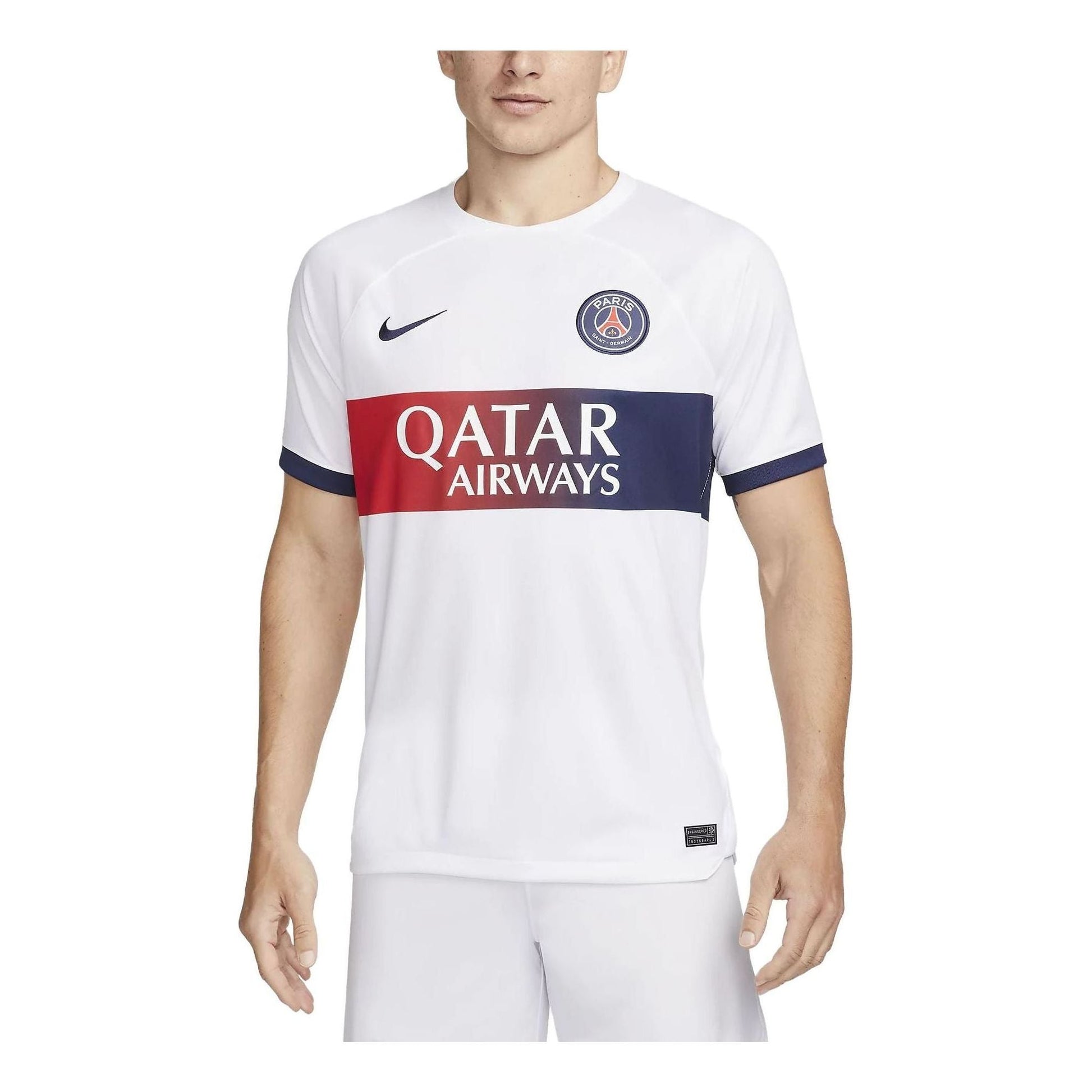 Nike Dri-FIT Paris Saint-Germain 23-24 Stadium Away Soccer Jersey 'White' DX2693-101