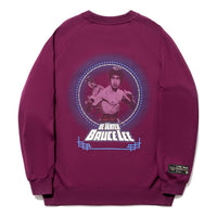 Li-Ning x Bruce Lee Graphic Sweatshirt 'Purple' AWDTC75-1