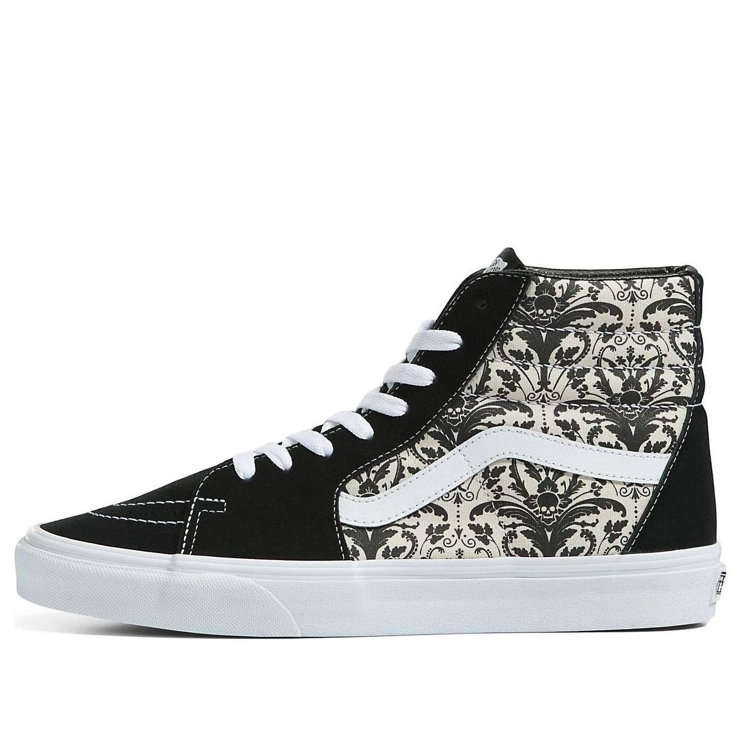(WMNS) Vans Sk8-Hi Skull Tapestry Shoes 'Black White' VN0A7Q5N95X