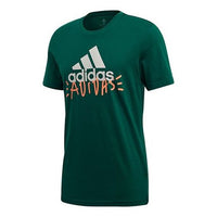adidas DOODLEBASIC BOS Alphabet Short Sleeve Green FN1733