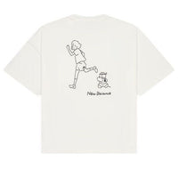(WMNS) New Balance Running Graphic T-Shirt Asia Sizing 'White' AWT42319-CIC