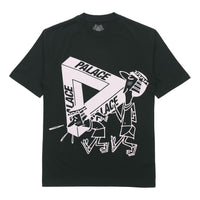 PALACE If You Builf It Triangle Logo Printing Short Sleeve Unisex Black P20TS074