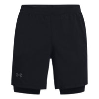 Under Armour Launch Run 2-in-1 Shorts 'Black' 1361497-001