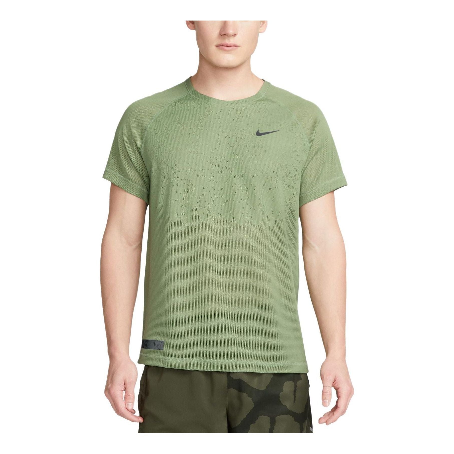 Nike Dri-FIT ADV Run Division TechKnit Short-Sleeve Running Top 'Green' DX0854-386