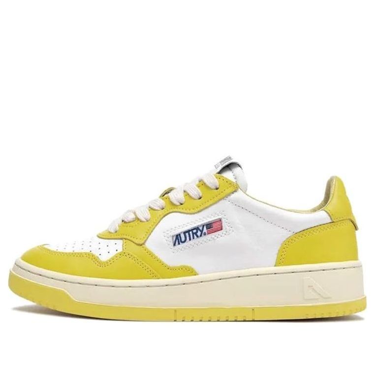(WMNS) AUTRY Medalist Low Top Bicolor 'White Yellow' AULW-WB23