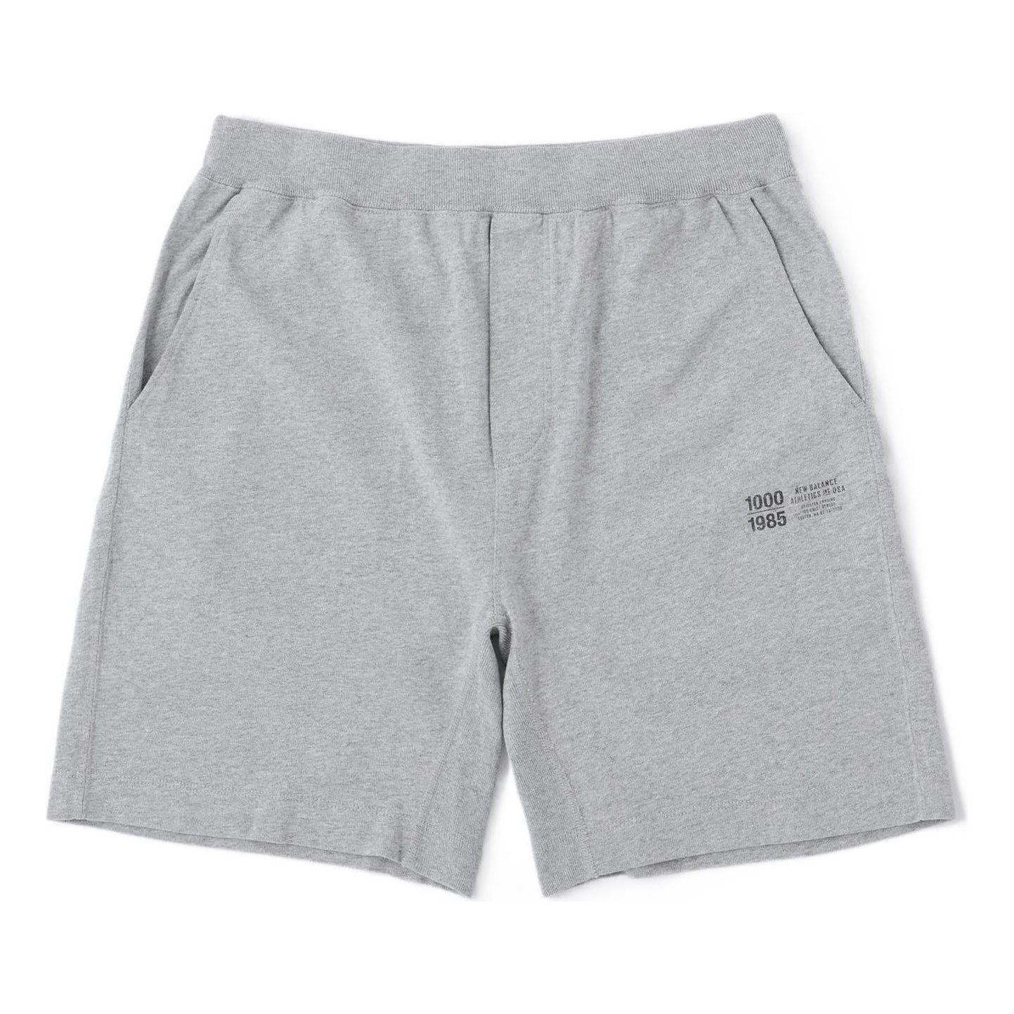 New Balance Casual Training Shorts Asia Sizing 'Grey' AMS25067-HGR