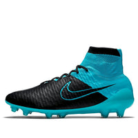 Nike Magista Obra Tech Craft Leather FG 'Black Turquoise Blue' 747496-004