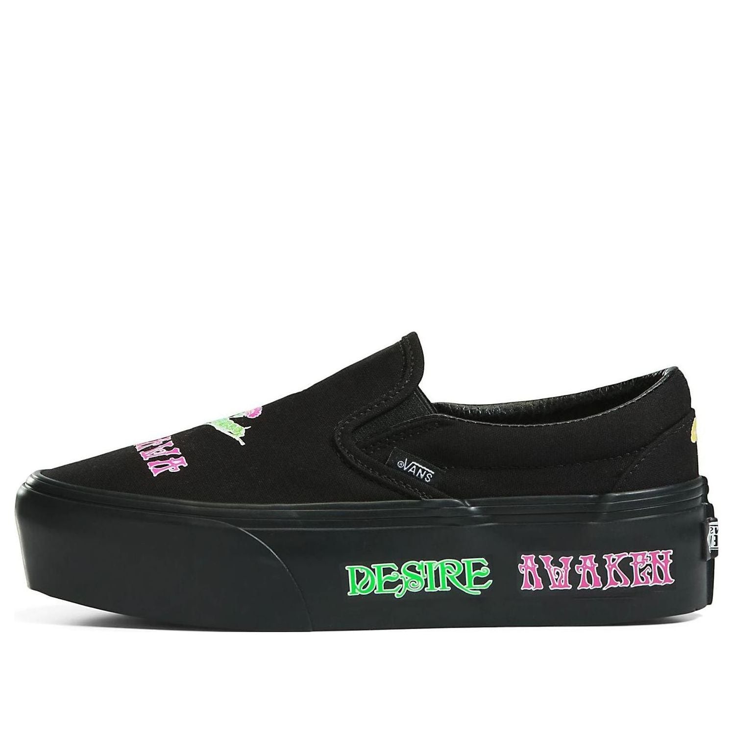 Vans slip-on Stackform 'Black Green Pink' VN0A7Q5R1OJ