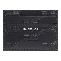 Balenciaga Embossed Monogram Card Case Box 'Black' 717763210JS1000