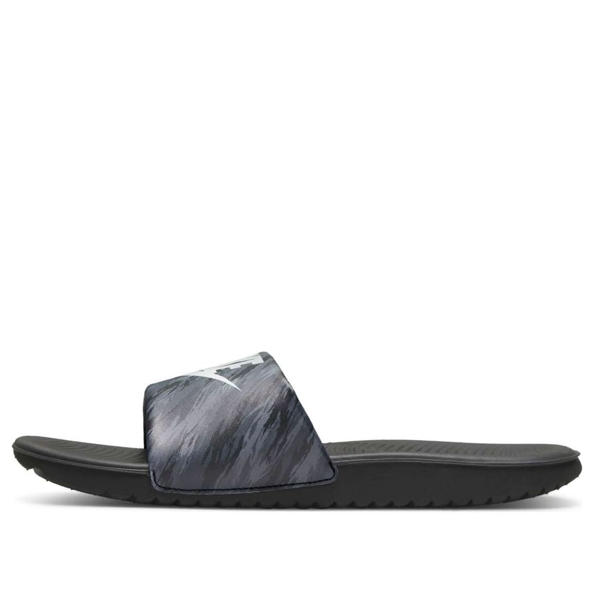 (GS) Nike Kawa SE Slide 'Black Pure Platinum Camo' DN3970-001