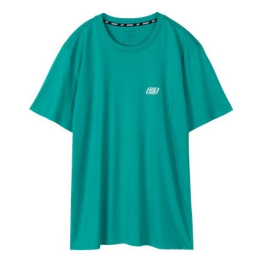 Men's Skechers Loose Printing Breathable Short Sleeve t Blue L220M165-00G4