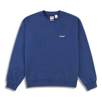 Men's Levis Embroidered Round Neck Pullover Blue A0717-0009