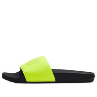 Under Armour Core Remix Neon Slide 'Black High-Vis Yellow' 3023777-001