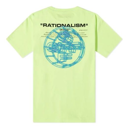 Off-White SS20 3D Rationalism Print Short Sleeve Fluorescence OMAA038R201850036288