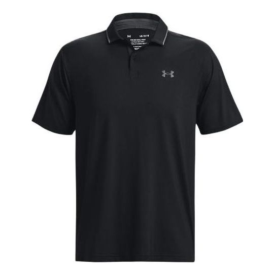Under Armour Iso Chill Logo Polo Shirt 'Black' 1377364-001