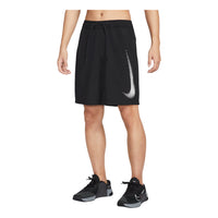 Nike Form Dri-FIT 9 Inch Unlined Versatile Shorts Asia Sizing 'Black White' HJ4046-010