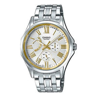 Casio Waterproof Analog Watch 'Silver White' MTP-E311DY-7AVDF